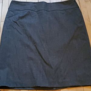 Gray pencil skirt